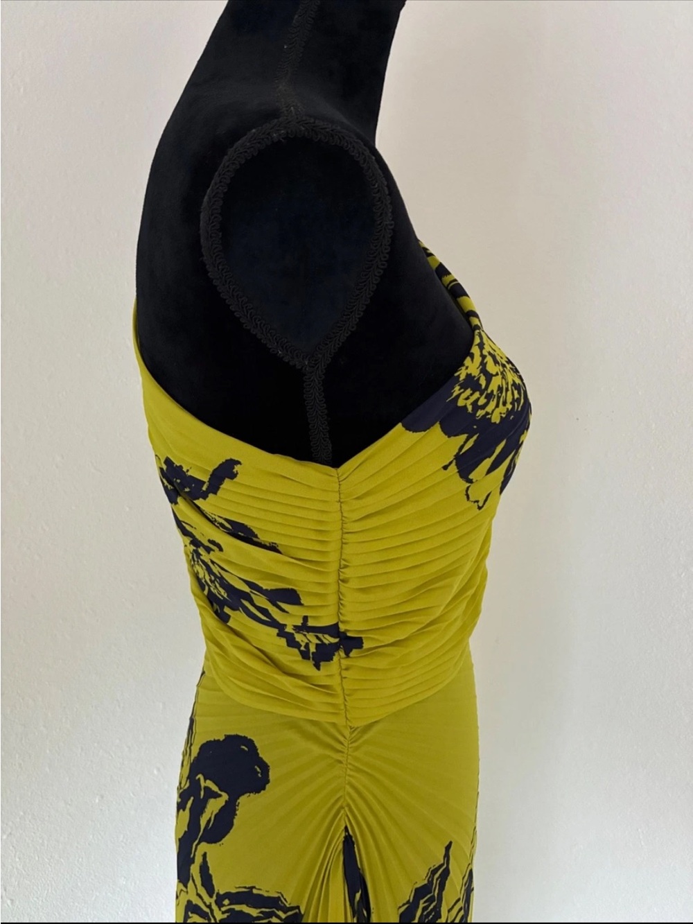 Nicole Miller Womens 6 Flower Pattern Pleated One Shoulder Party Cocktail Dress - Picture 10 of 16